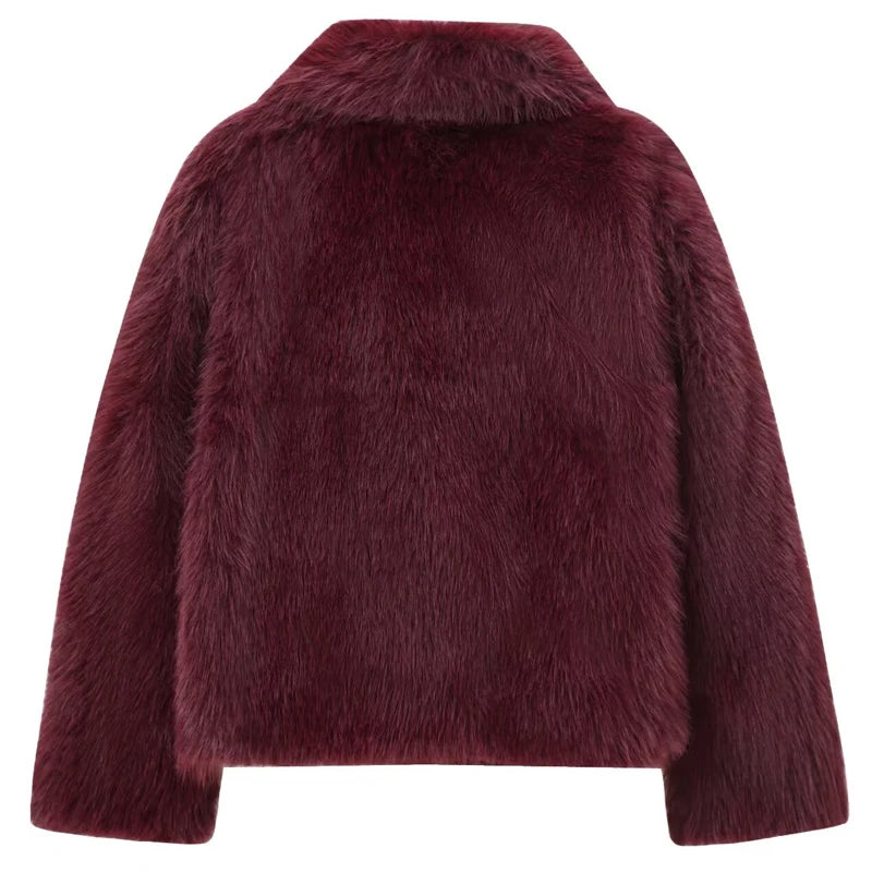 Manteau Fourrure Élégance et Chaleur