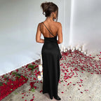 Robe Chic à Épaule Unique