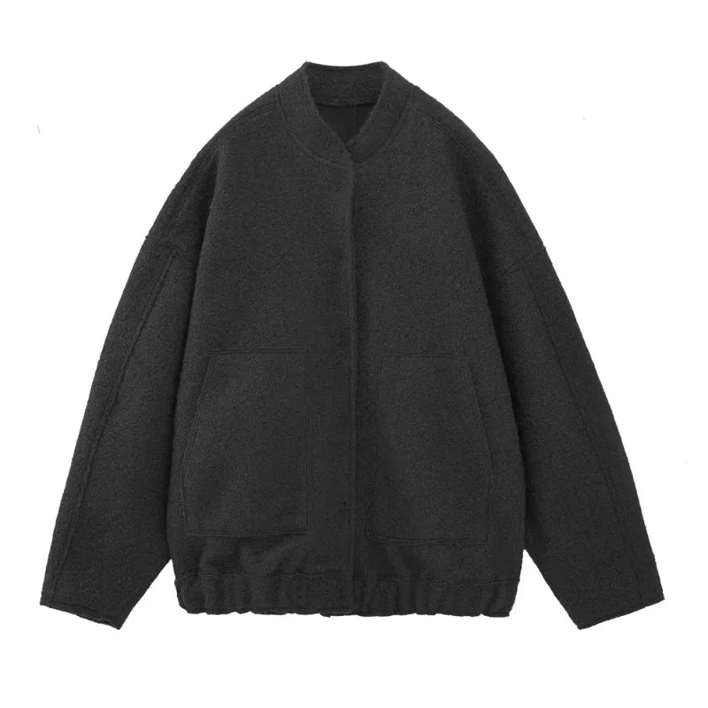 Bomber Oversized Femme - Élégance Décontractée avec Praticité