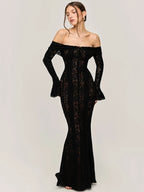Robe Sirène Bohème en Dentelle
