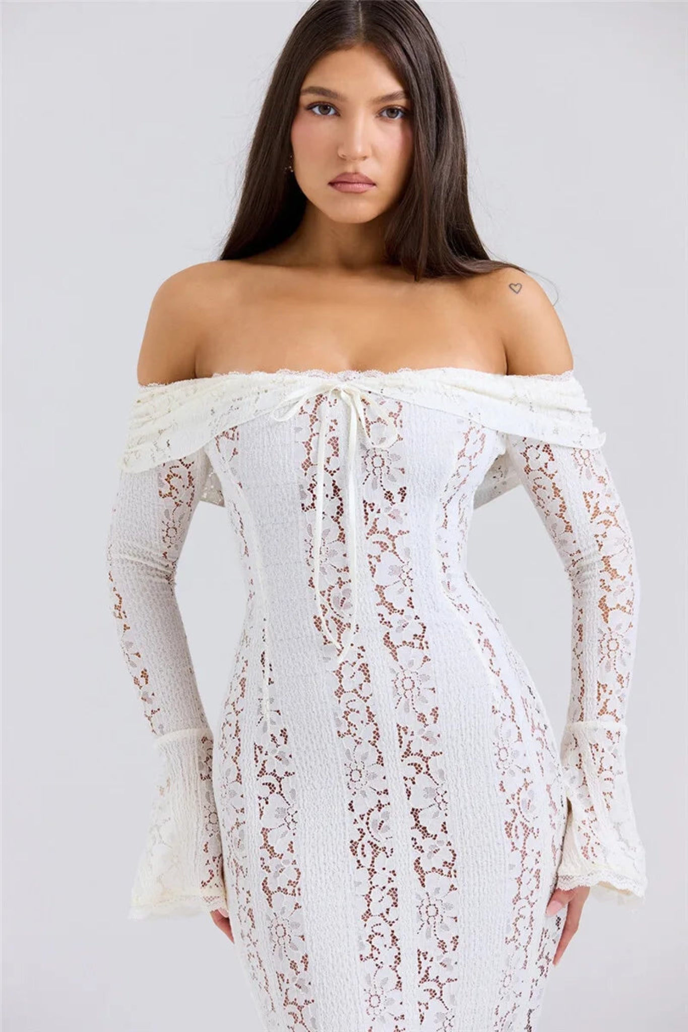 Robe Sirène Bohème en Dentelle