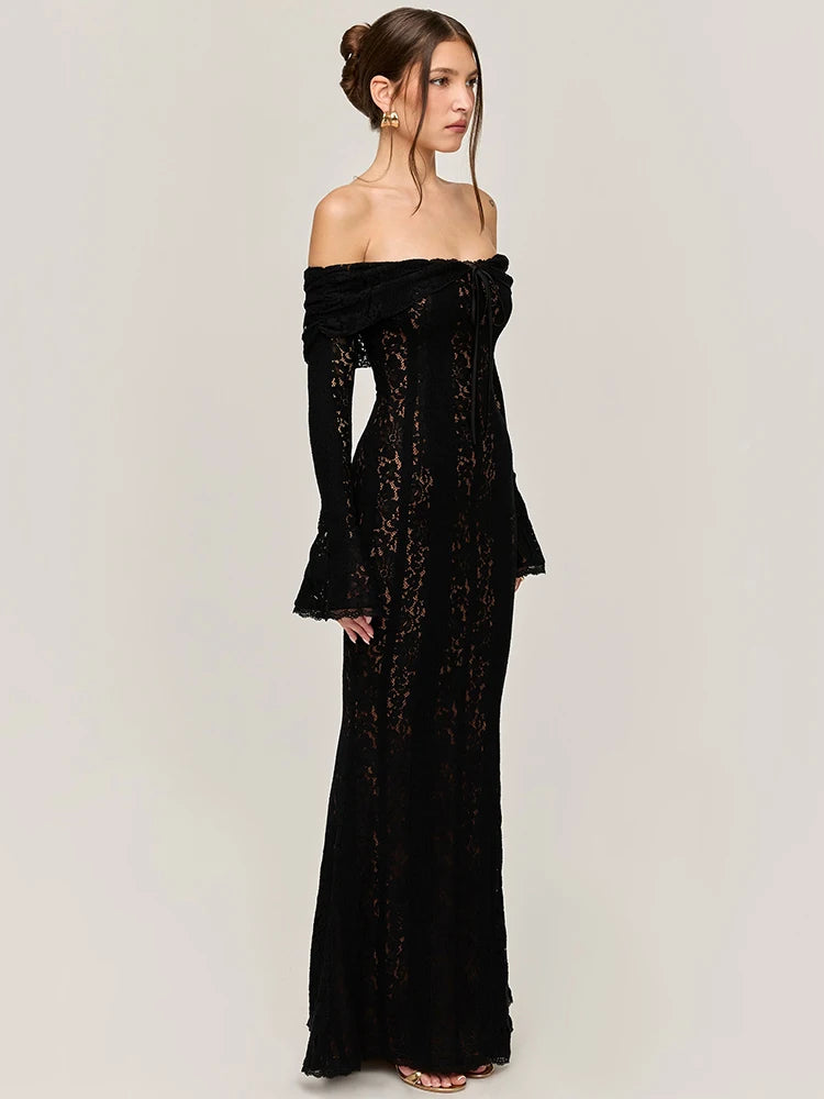 Robe Sirène Bohème en Dentelle